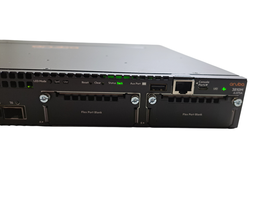 HPE Aruba 3810M JL075A 16-Port 10GbE SFP+ Switch w/ Dual AC + JL084A Stacking
