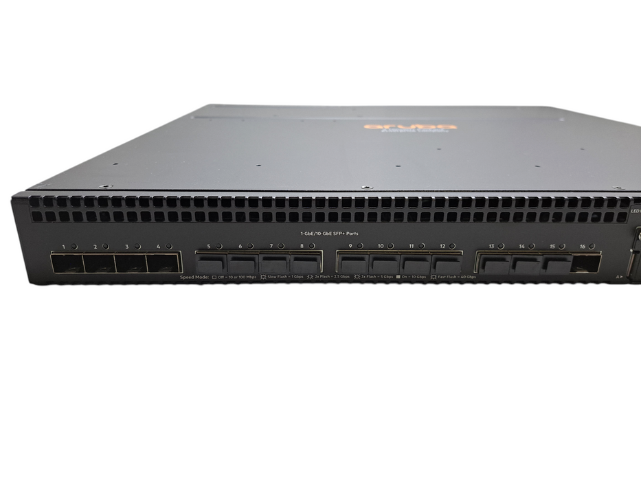 HPE Aruba 3810M JL075A 16-Port 10GbE SFP+ Switch w/ Dual AC + JL084A Stacking