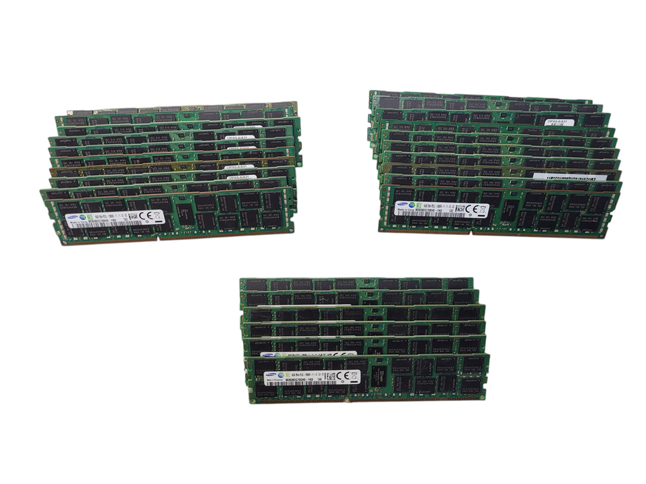 Lot of 26x Samsung 16GB 2Rx4 PC3L-12800R-RDIMM DDR3 Server Memory