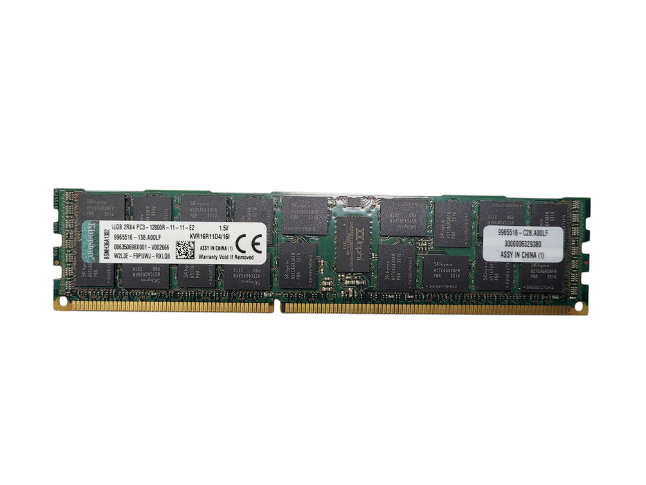 Lot of 29x Kingston 16GB 2Rx4 PC3-12800R-RDIMM DDR3 Server Memory