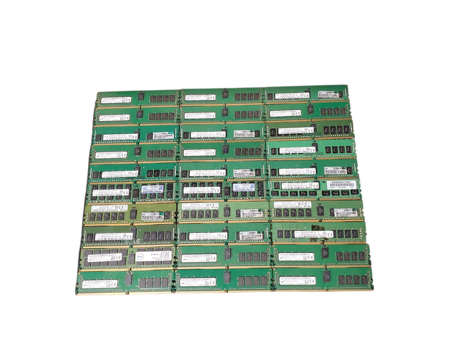 Lot of 30x, Assorted Brands16GB DDR4 Server RAM