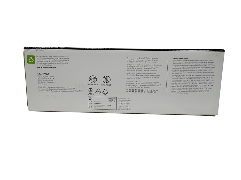 NEW HP 78A Black LaserJet Toner Cartridge CE278A for LaserJet Pro P1566