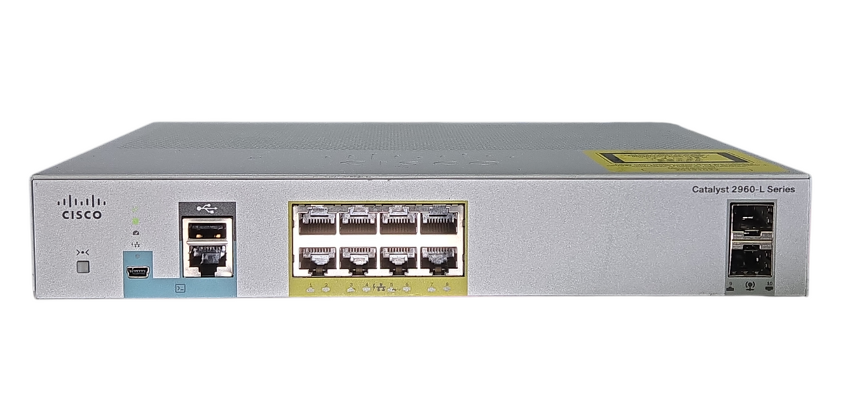 Cisco WS-C2960L-8PS-LL 8-Port Small 1U Managed Gigabit PoE Network