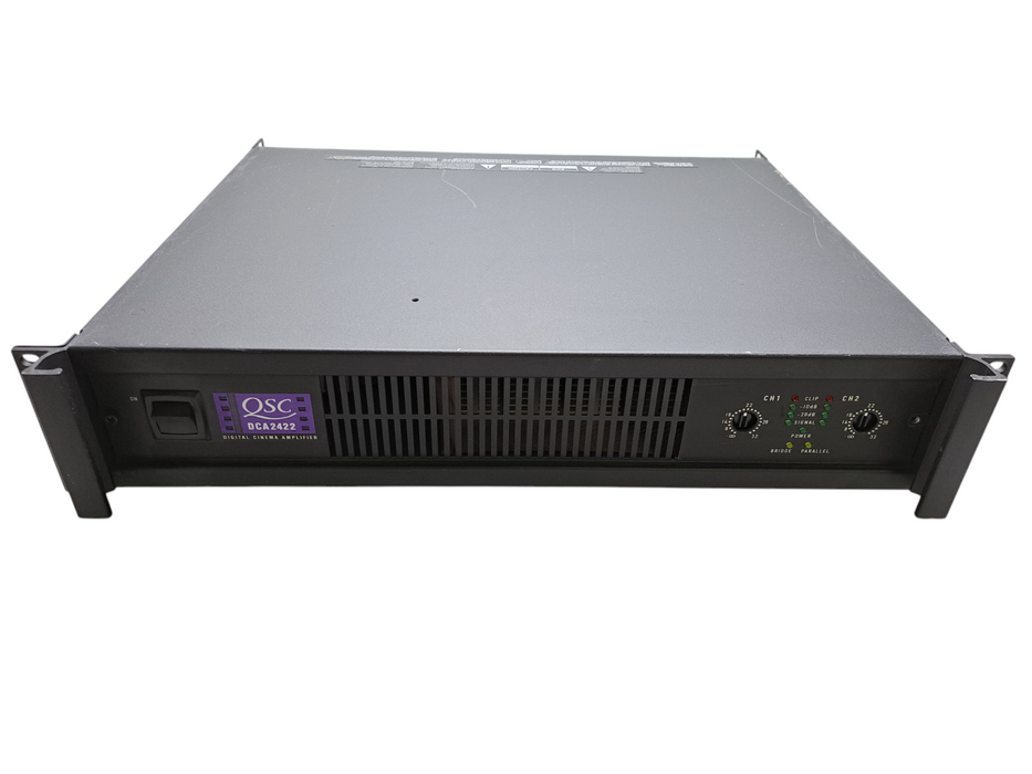 QSC DCA 2422 | 2-Channel Digital Cinema Amplifier 700W Per Channel *READ*