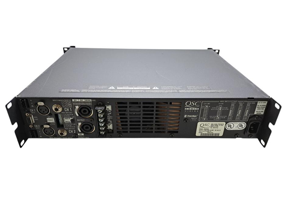 QSC DCA 2422 | 2-Channel Digital Cinema Amplifier 700W Per Channel *READ*