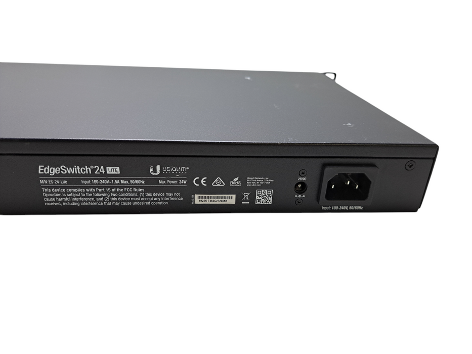 Ubiquiti Edgeswitch ES-24-Lite | 24-Port Rack Mountable Gigabit Managed Switch