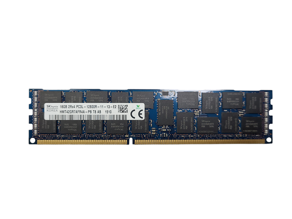 Lot of 10x SK Hynix 16GB 2Rx4 PC3L-12800R-RDIMM DDR3 Server Memory