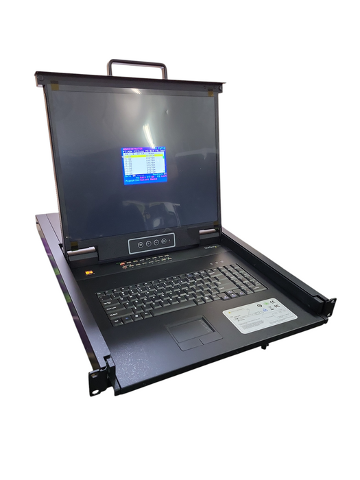 StarTech Rackmount KVM Console 19". RKCONS1916K. 16-port. Cables.