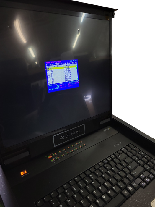 StarTech Rackmount KVM Console 19". RKCONS1916K. 16-port. Cables.