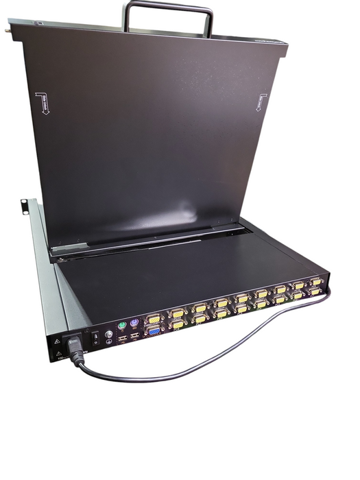 StarTech Rackmount KVM Console 19". RKCONS1916K. 16-port. Cables.