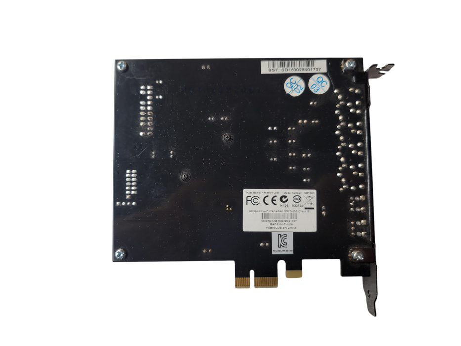 Creative Labs SB1500 Sound Blaster SBX Pro Studio Sound Card