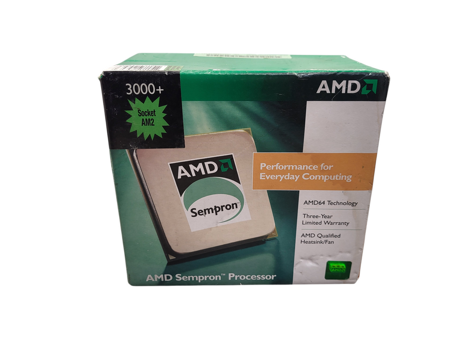 Brand New AMD Sempron 64 3000+ Socket AM2 CPU Processor SDA3000IAA3CN