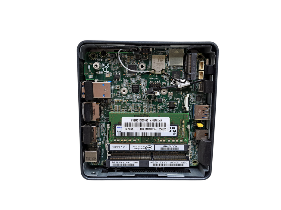 Intel NUC 10 Mini PC NUC10FNK | Intel Core i3-10110U @2.10GHz, 16GB DDR4, No HDD