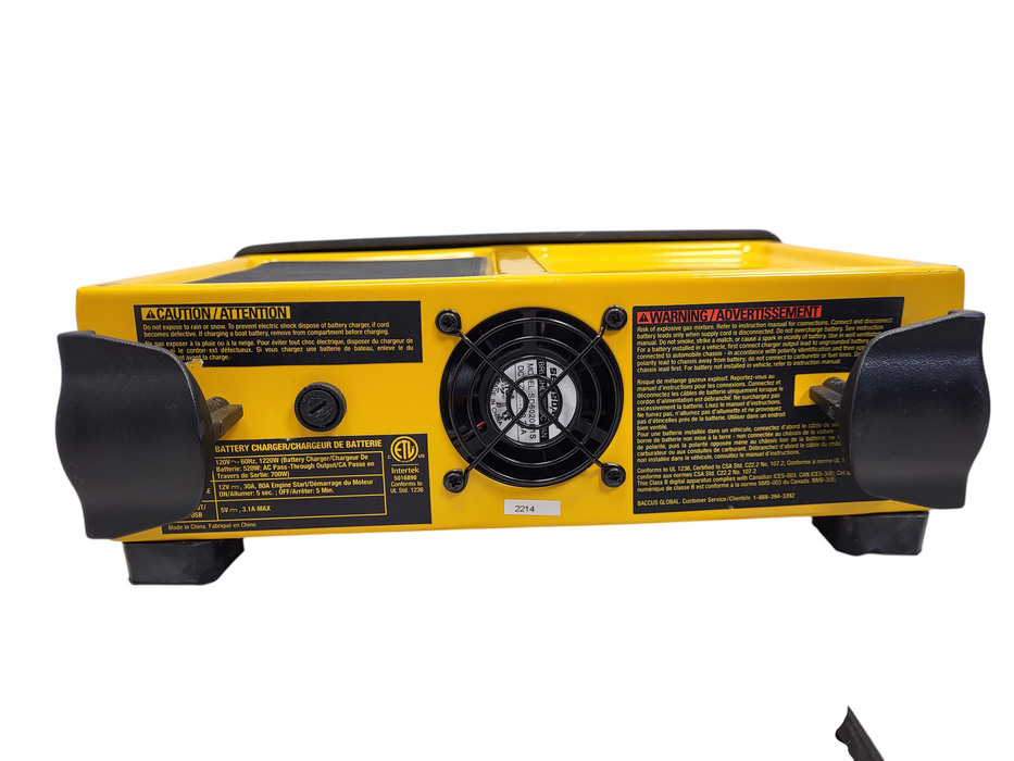 DEWALT DXAEC100 30A Battery Charger Maintainer with 100A Engine Start READ