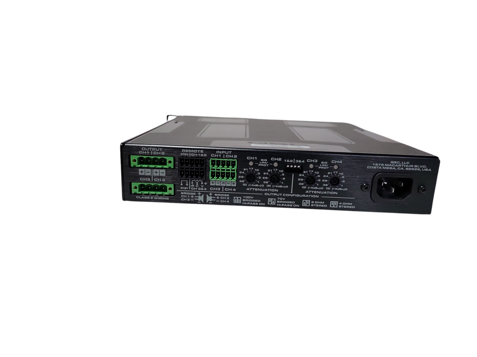 QSC SPA4-100 4 Channel 400W Power Amplifier