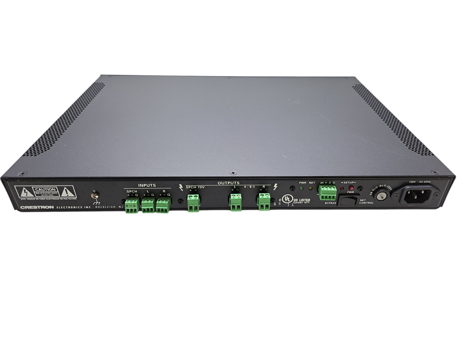 Crestron QM-AMP3X80MM Professional Multimedia Audio Amplifier 3-Channel 80W