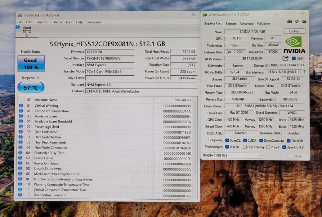 Lenovo ThinkStation P360 Tiny i7-12700T 16GB DDR5 512GB NVMe T400 GPU 230W AC