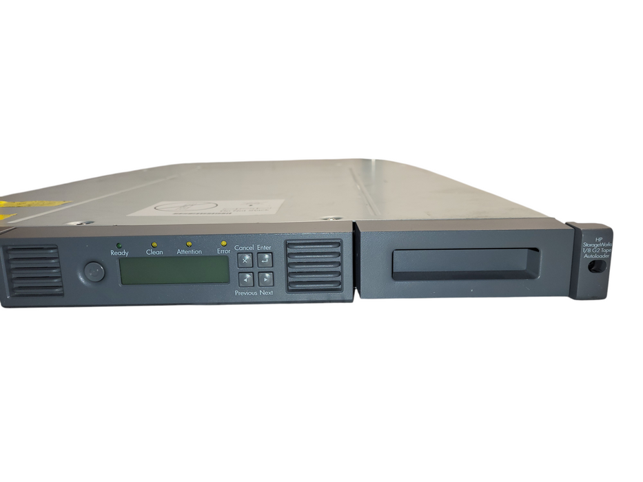 HP StorageWorks 1/8 G2 8-Slot Tape Autoloader 435243-002 LTO-5 6G SAS RJ-45