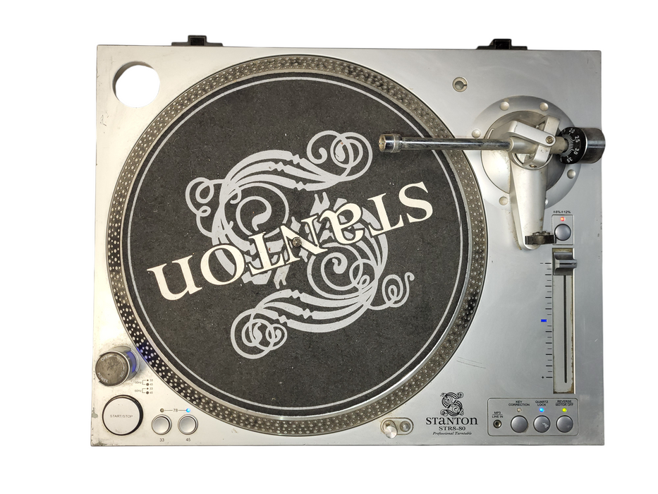 Stanton STR8-80 Direct Drive DJ Turntable Vintage Professional READ