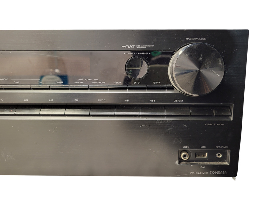 Onkyo TX-NR616 7.2-Channel Network Audio & Video A/V Receiver HDMI READ