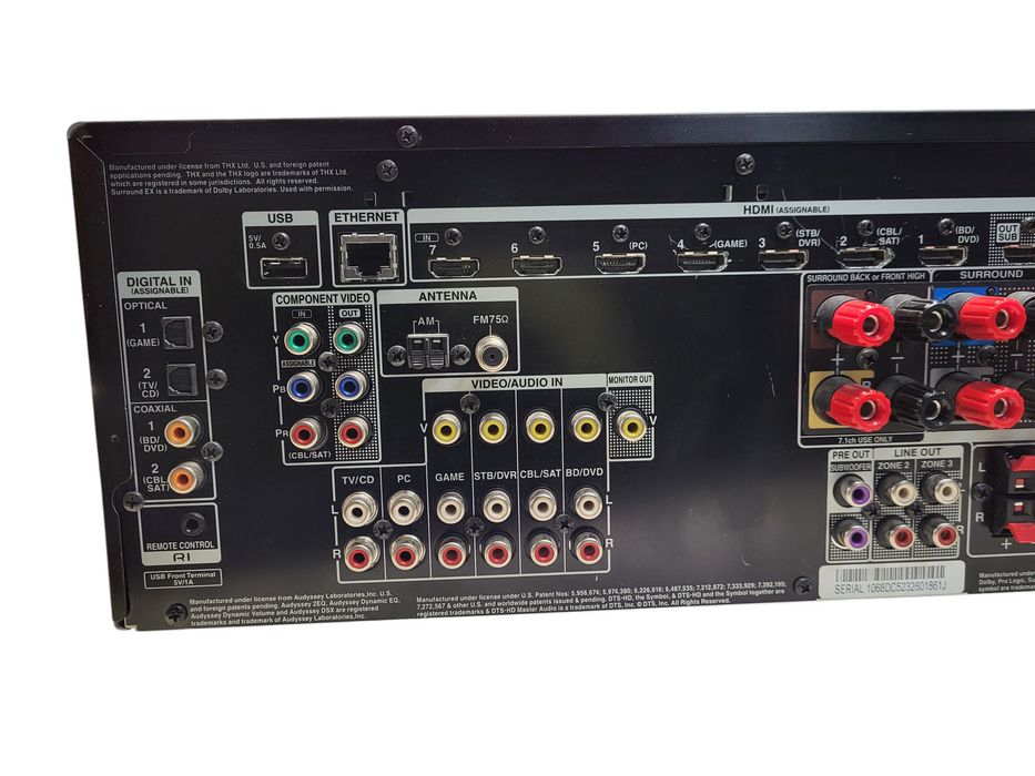 Onkyo TX-NR616 7.2-Channel Network Audio & Video A/V Receiver HDMI READ
