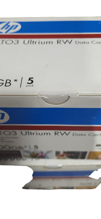 set of 4x Brand New HP LTO-3 Ultrium RW 800GB Data Cartridge 5-Pack C7973A
