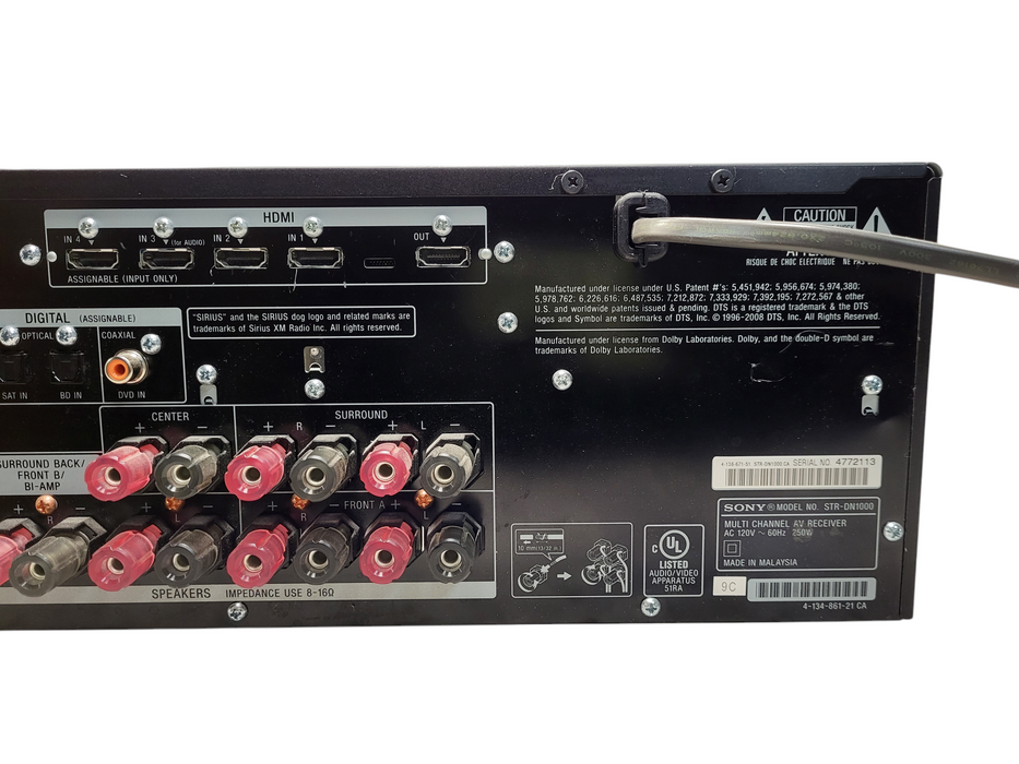 Sony STR-DN1000 A/V Receiver STR-DN1000 READ