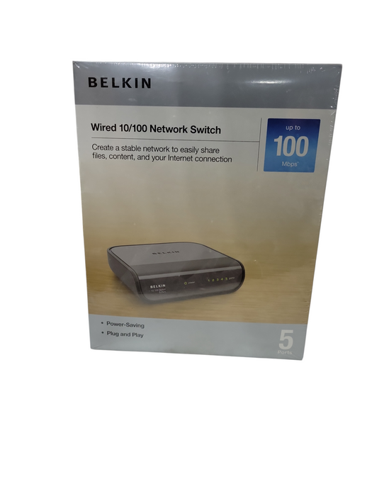 Belkin Wired 5-Port 10/100 Network Switch
