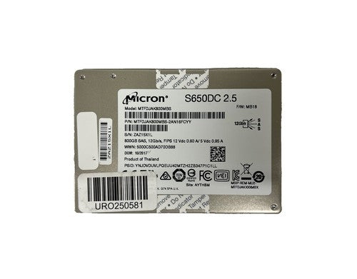 CISCO 16-100911-01 800gb 12gbps SAS SSD Micron MTFDJAK800MBS-2AN