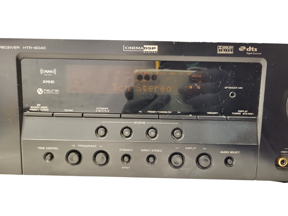 Yamaha HTR-6040 Receiver 5.1 Channel no Remote