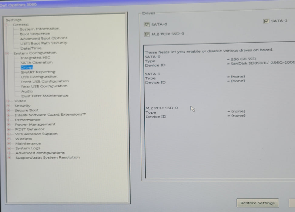 Dell OptiPlex 3060 Micro, Core i5-8500T 2.10GHz 8GB DDR4, 256GB SSD