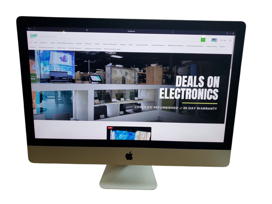 Apple iMac 27" 5K 2015, i7-6700K, 16GB RAM, 120GB HDD