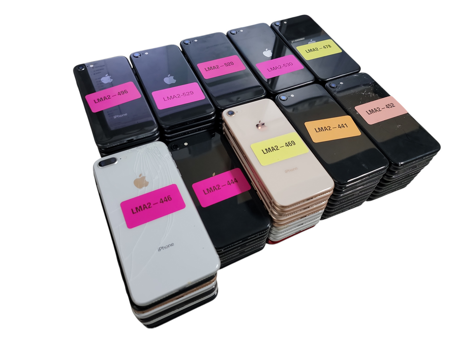 Lot of 96x Apple iPhones 8/SE2 [A18xx - A22xx | B/C Condition][LMA2-7]