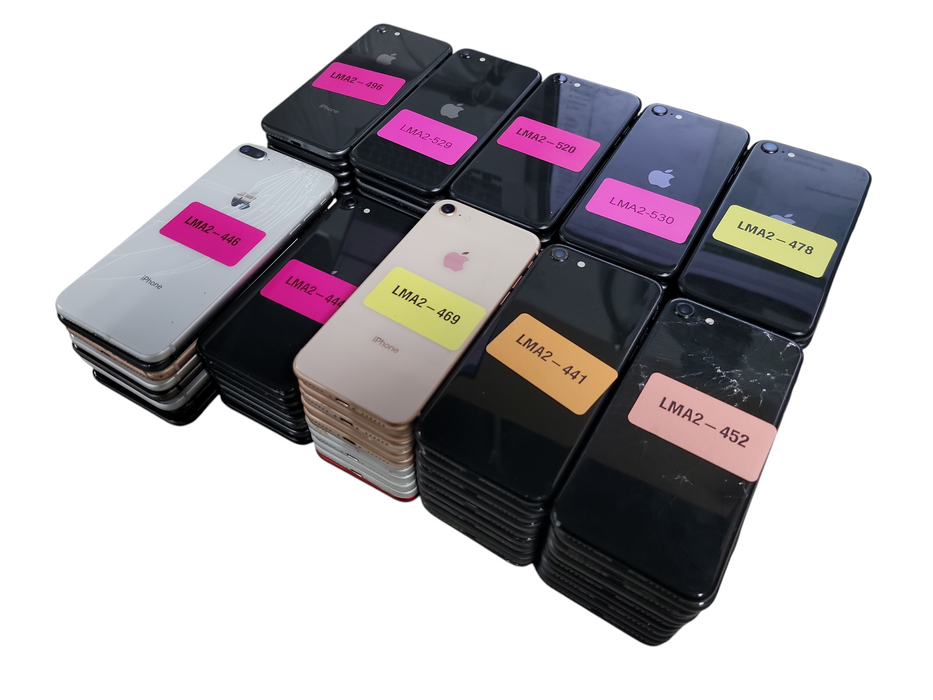 Lot of 96x Apple iPhones 8/SE2 [A18xx - A22xx | B/C Condition][LMA2-7]