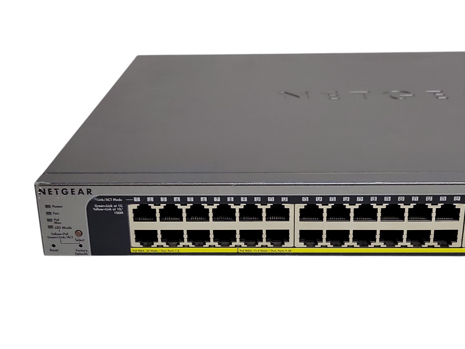 NetGear ProSafe 48-Port Gigabit Smart Switch with PoE and 4 SFP Ports GS752TP