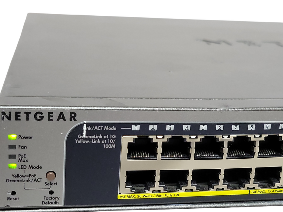 NetGear ProSafe 48-Port Gigabit Smart Switch with PoE and 4 SFP Ports GS752TP