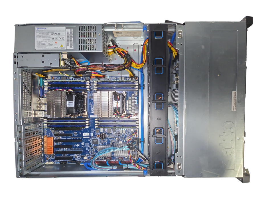 Datto S3E6000 2U 12x3.5" & 2x 2.5", 2x Xeon E5-2620v4, 64GB DDR4, 6x2TB HDDs