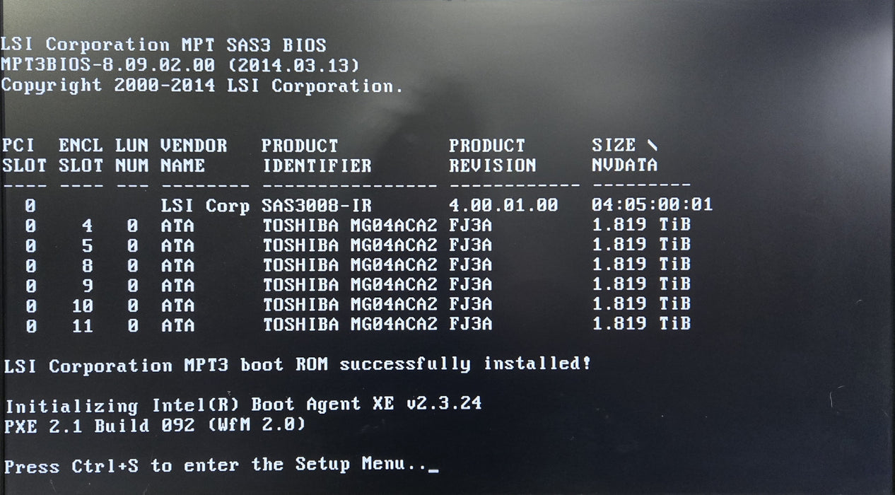 Datto S3E6000 2U 12x3.5" & 2x 2.5", 2x Xeon E5-2620v4, 64GB DDR4, 6x2TB HDDs