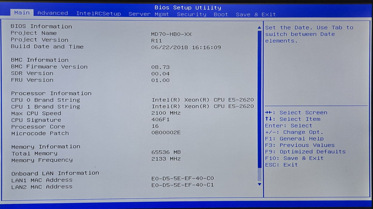 Datto S3E6000 2U 12x3.5" & 2x 2.5", 2x Xeon E5-2620v4, 64GB DDR4, 6x2TB HDDs