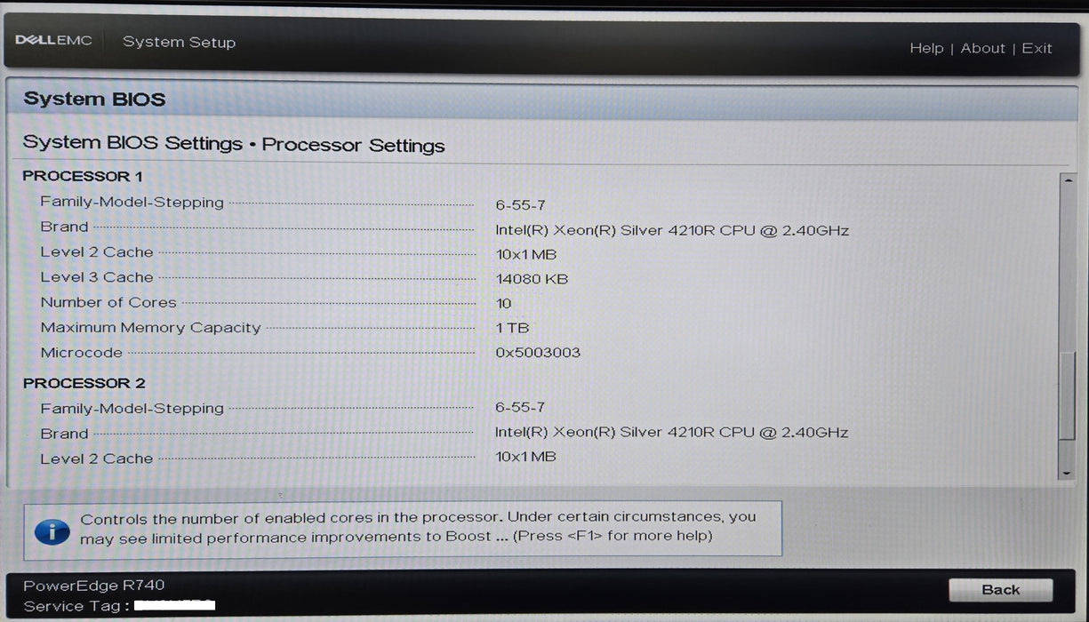 Dell R740 2U 16x2.5", 2x Xeon Silver 4210R, 128GB DDR4, H740P, 2x 1100W
