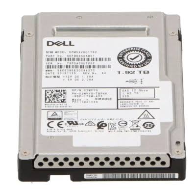 Dell 02WVYG 2.5" 1.92TB 12Gbps SAS SSD Drive PN: KPM5XVUG1T92