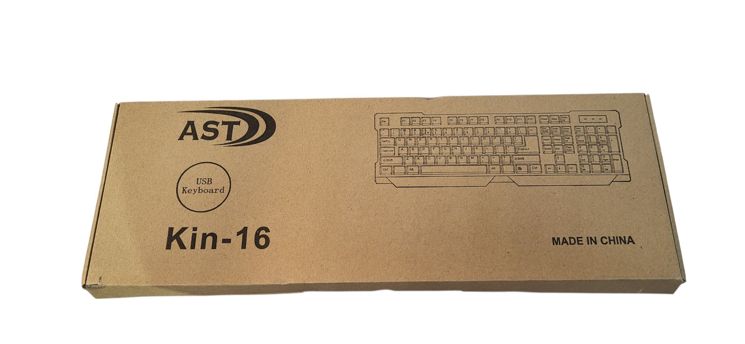 Brand New in Open Box AST Kin-16 USB Full Size Keyboard