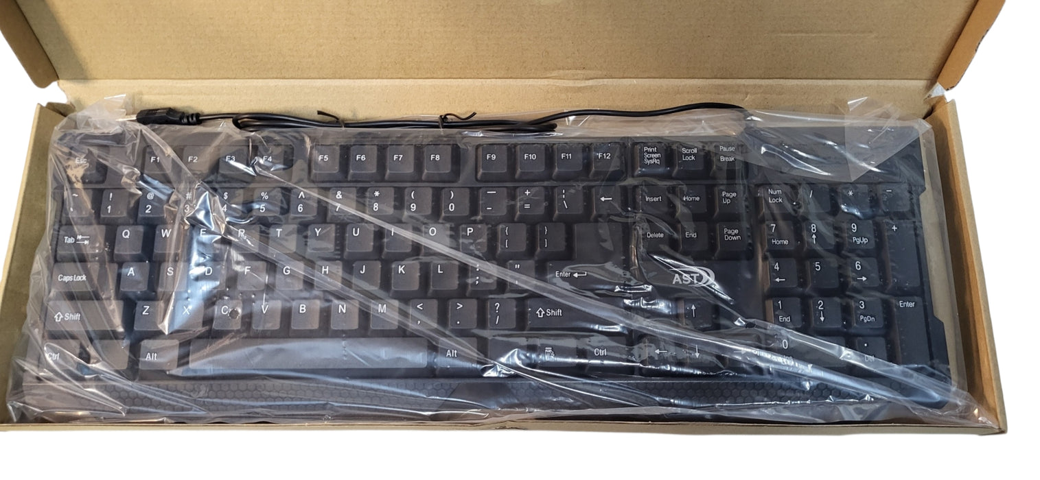 Brand New in Open Box AST Kin-16 USB Full Size Keyboard