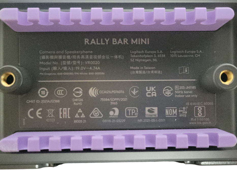 Logitech Rally Bar Mini VR0020 4K Conference Camera Speakerphone only
