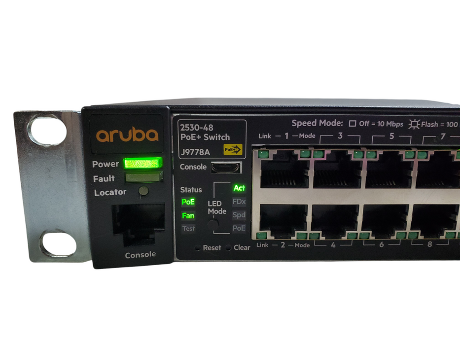 HPE Aruba 2530-48 PoE+ J9778A 48-Port Managed Network Switch