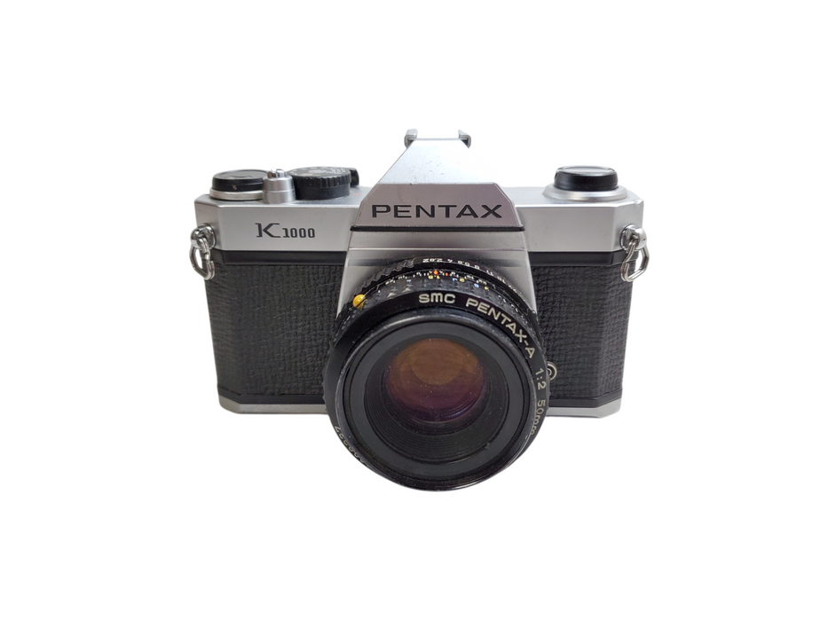 Pentax K1000 35mm SLR Camera w/ SMC Pentax-A 50mm f/2 Lens *READ*