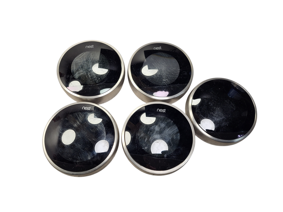 Lot of 5x Google Nest Learning Thermostat (23x 3rd GEN, 2x 2nd GEN) READ