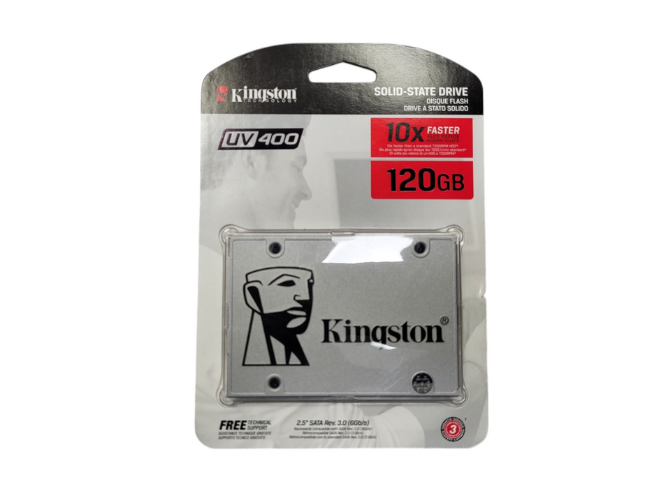 Kingston Digital 120GB SSDNow UV400 SATA 3 2.5" Solid State Drive SUV400S37/120G