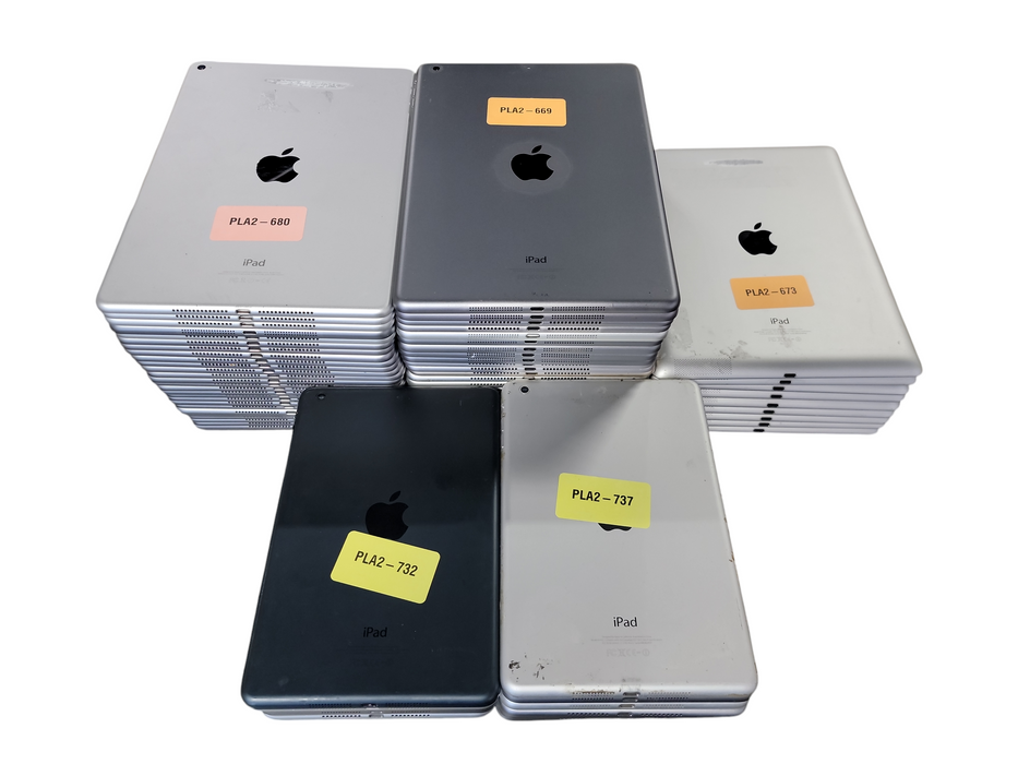Lot of 88x Apple iPad's  [A14xx - A15xx Series | B Condition][PLA2-7]