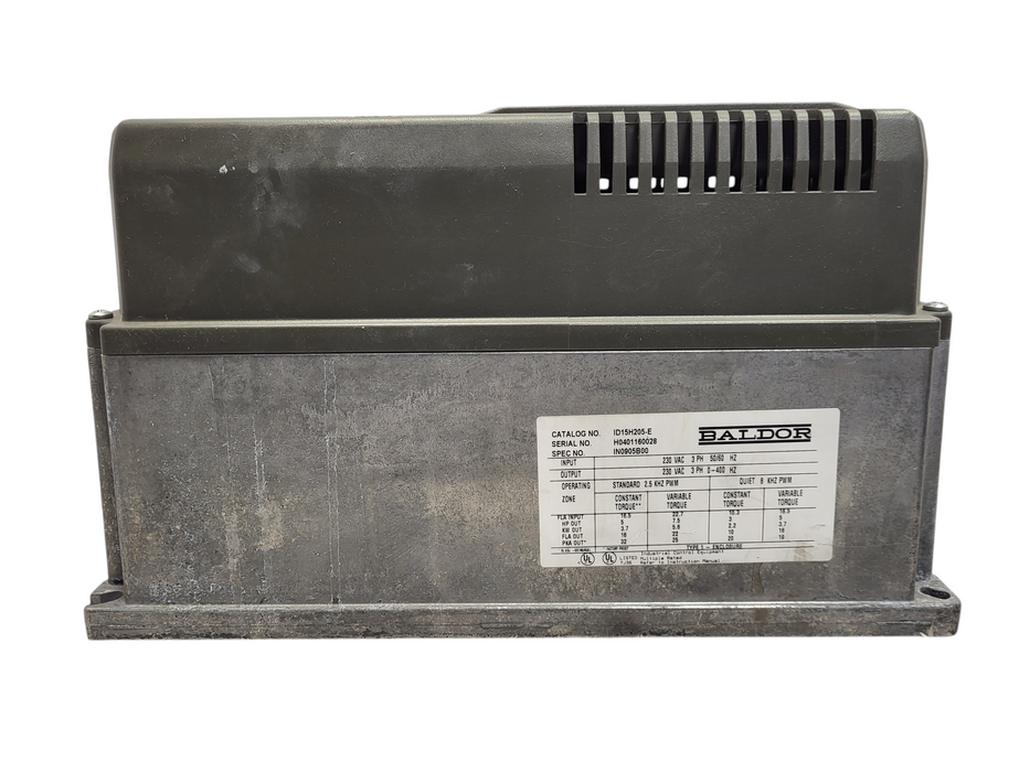 BALDOR ID15H205-E ADJUSTABLE SPEED DRIVE 230VAC 3PH 50/60HZ